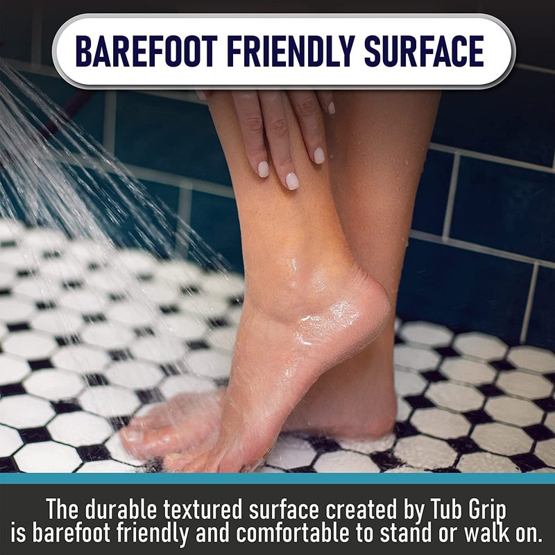 Slip Doctors Anti-Slip Bath & Shower Floor Solutions (2 Bottles) â€“ Tub Grip â€“ Barefoot Friendly Non-Slip Coating Fixes Slippery Fiberglass & Acrylic Showers & Tubs - Image 5